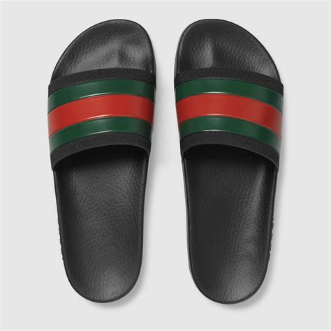 gucci flip flops rubber|authentic gucci slides.